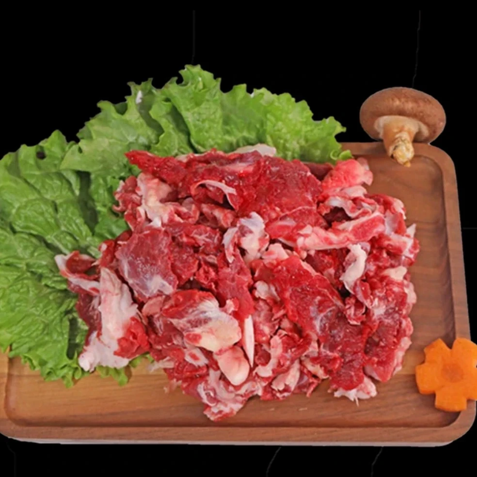 【牛碎肉】贵州农村散养小黄牛带皮牛碎肉 顺丰包邮