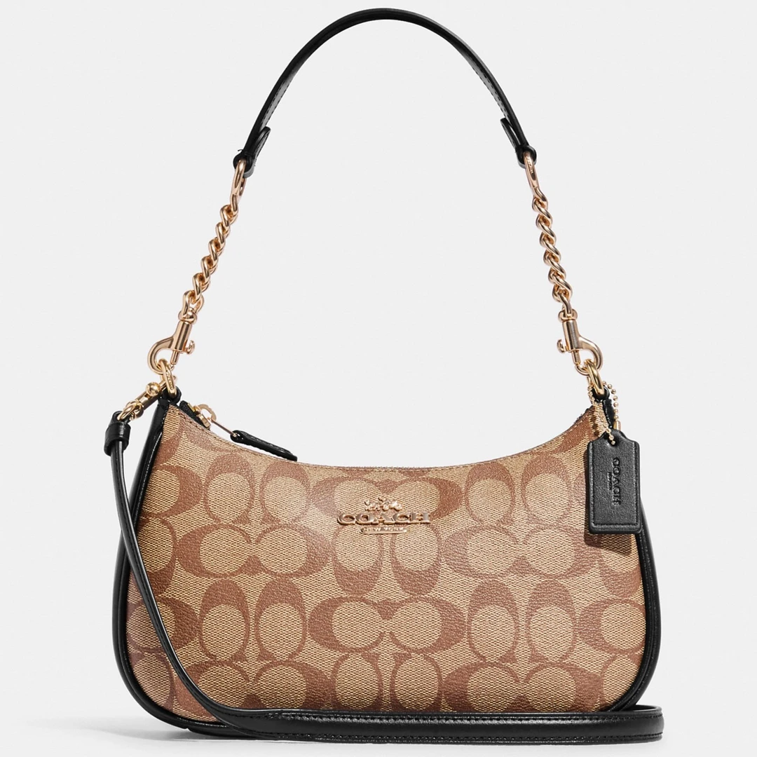 COACH/蔻驰经典TERI深卡其色单肩斜挎腋下包 CA548IMCBI