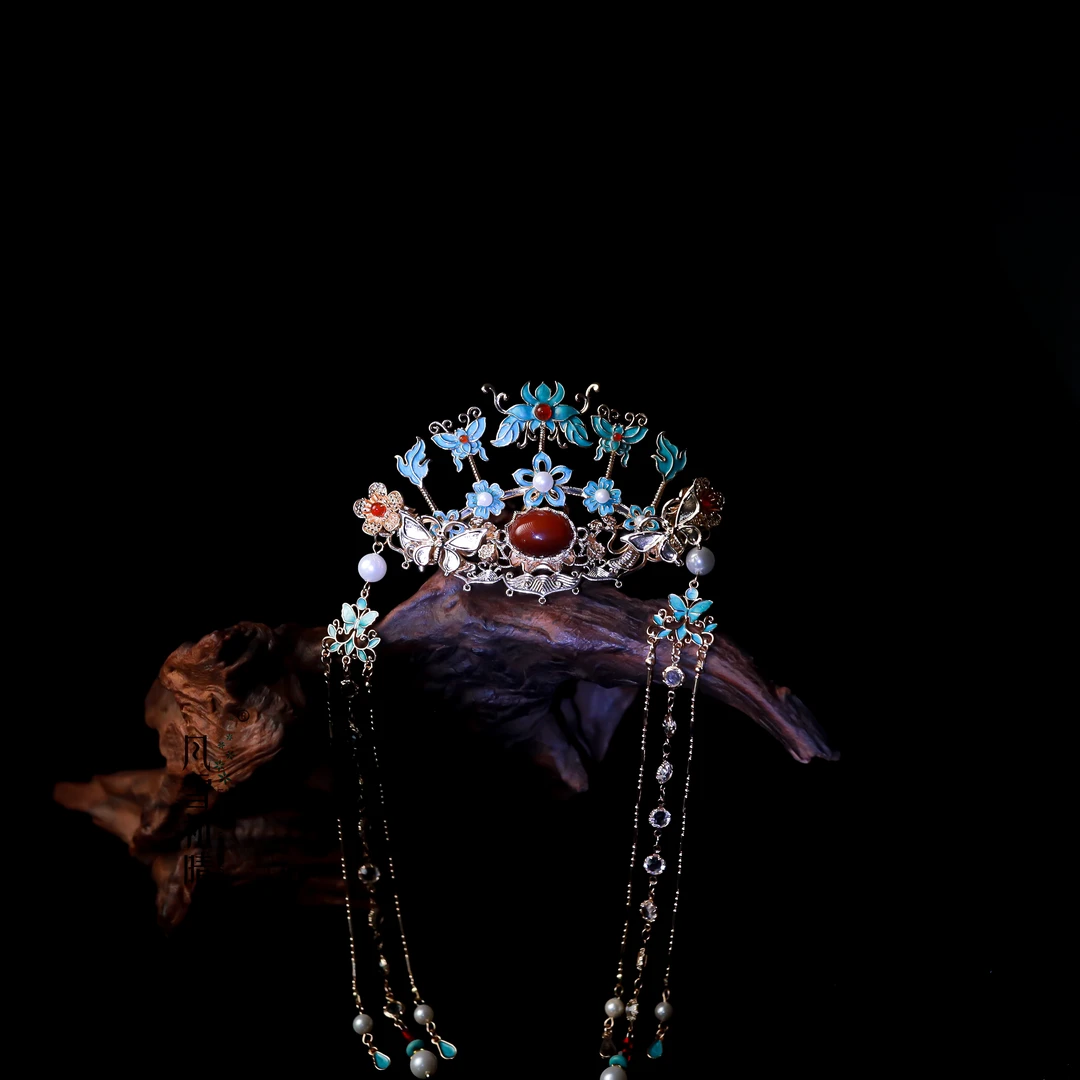 风雪初晴云楚冠发簪新品上新手工百搭国风古风