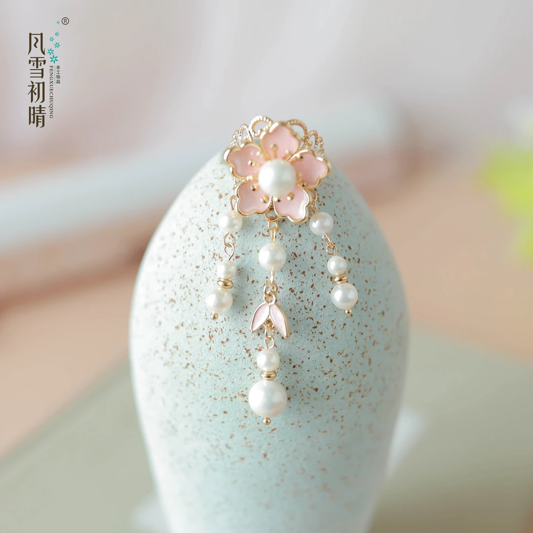 风雪初晴 曼姐孤品第一链接 原创手工发饰配饰