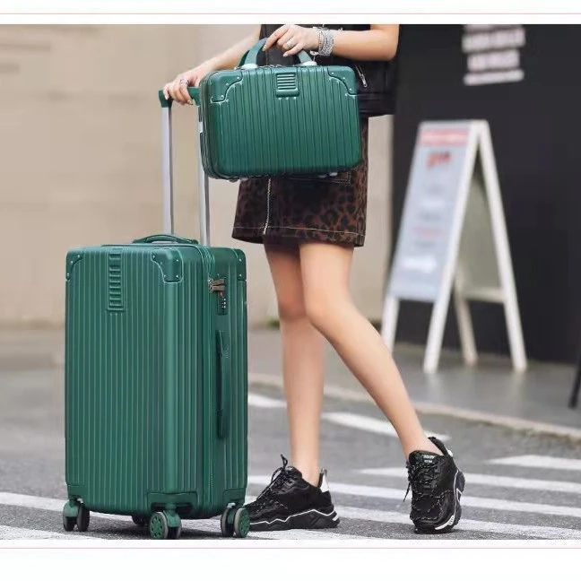 【买大送小】20寸行李箱可登机买大送小化妆包复古旅行箱耐磨拉杆箱