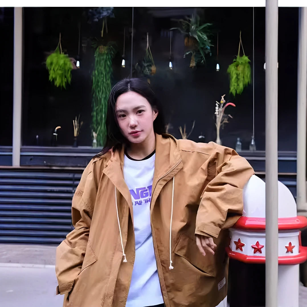 46 SPELL24秋季宽松连帽旅行夹克户外运动休闲时尚外套韩版春秋