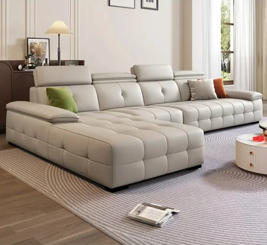 【定制专拍3】意式头层真皮沙发家用轻奢皮艺沙发组合