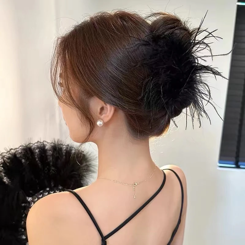 C501-C600发饰抓夹肠圈发绳百搭头饰发饰女