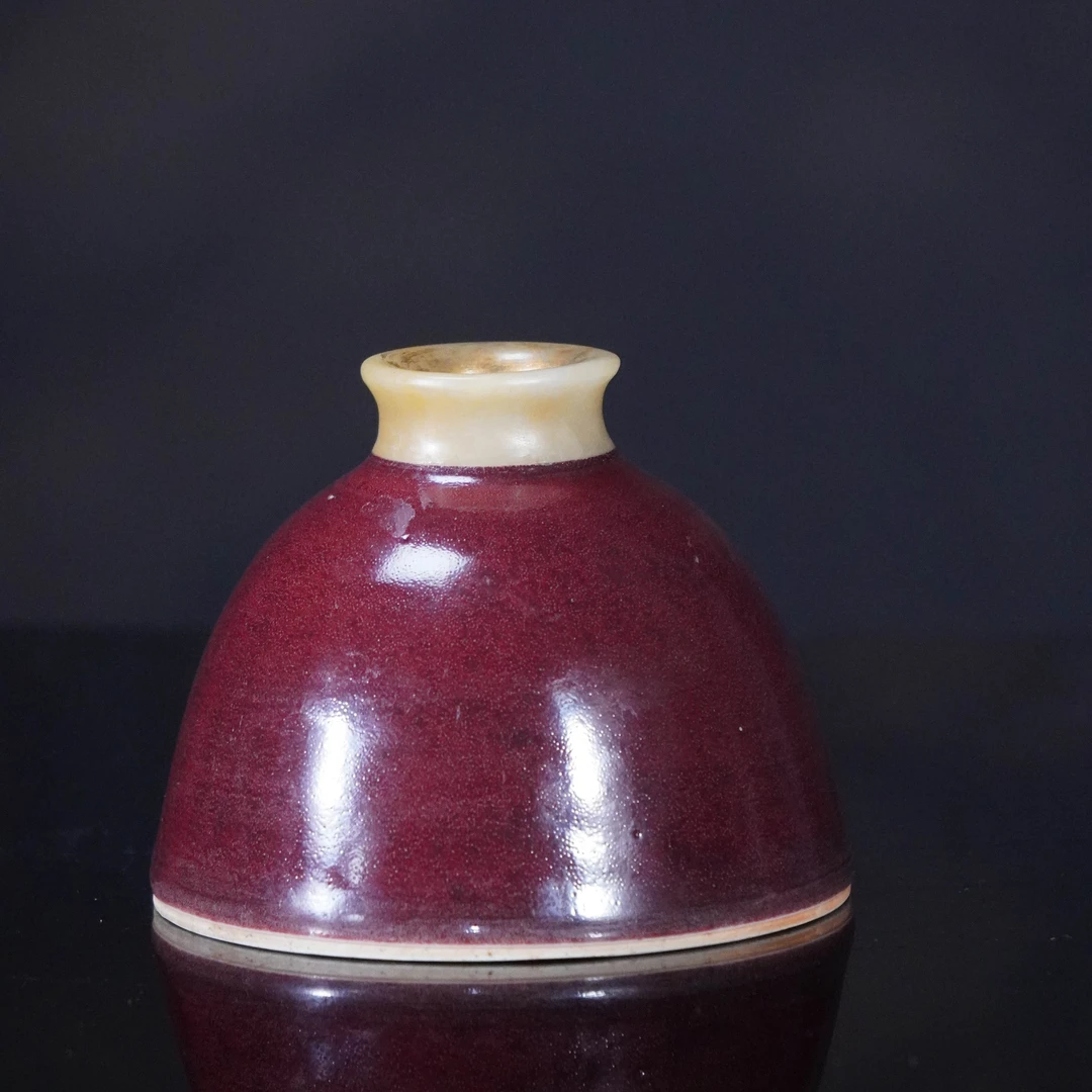 【晶晶推荐】-清哥早的祭红的太白尊摆件