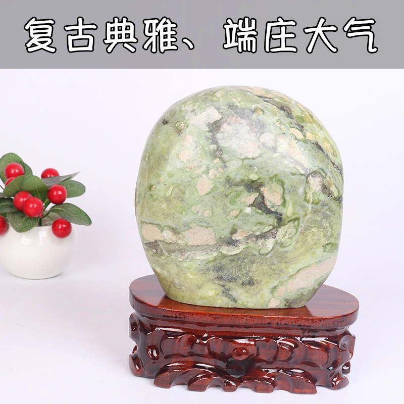 b051-3长椭圆形14-7实木奇石底座可挖槽花瓶茶壶花盆底座欧米林