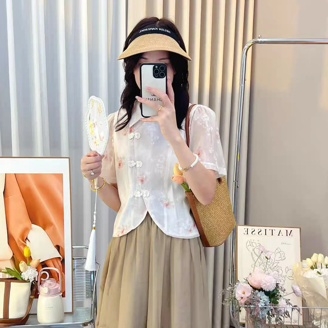 1838慧子新中式盘口短袖