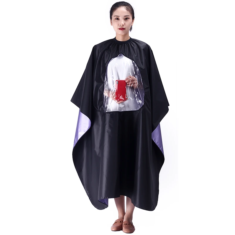 发廊专用烫染围布理发店焗油染发黑围布手机防水美发围布美发