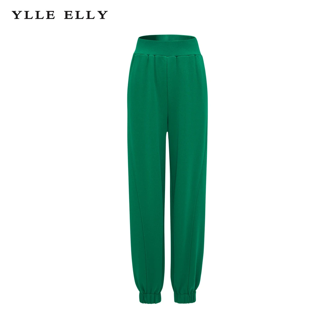 【商场同款】高腰运动裤2023冬季新款棉质针织休闲长裤Y102306755