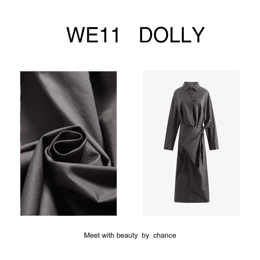 （完美主义）早秋文艺风气质设计感百搭连衣裙