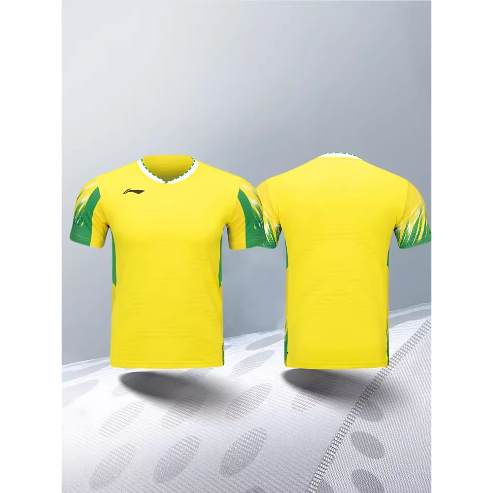 LI-NING/李宁羽毛球服AAYU187/AAYU188专业运动比赛上衣T恤大赛服
