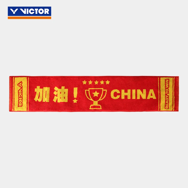 VICTOR威可多胜利羽毛球运动毛巾TW2007纯棉擦汗2024新款