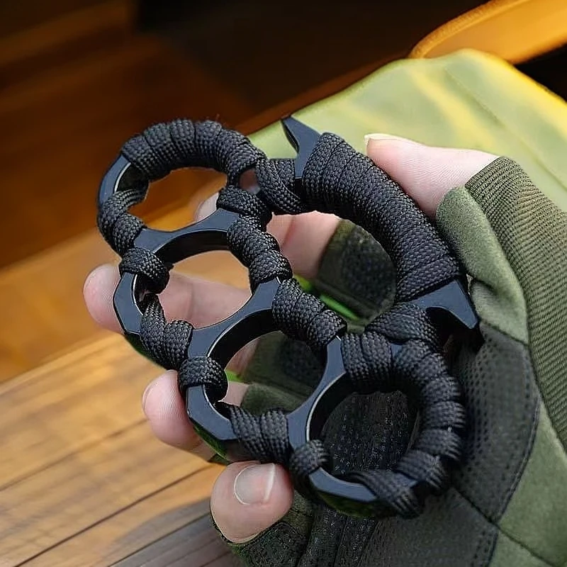 户外车载破窗防身武拳虎拳扣指虎指四指锌合金虎手撑子金属防霸凌