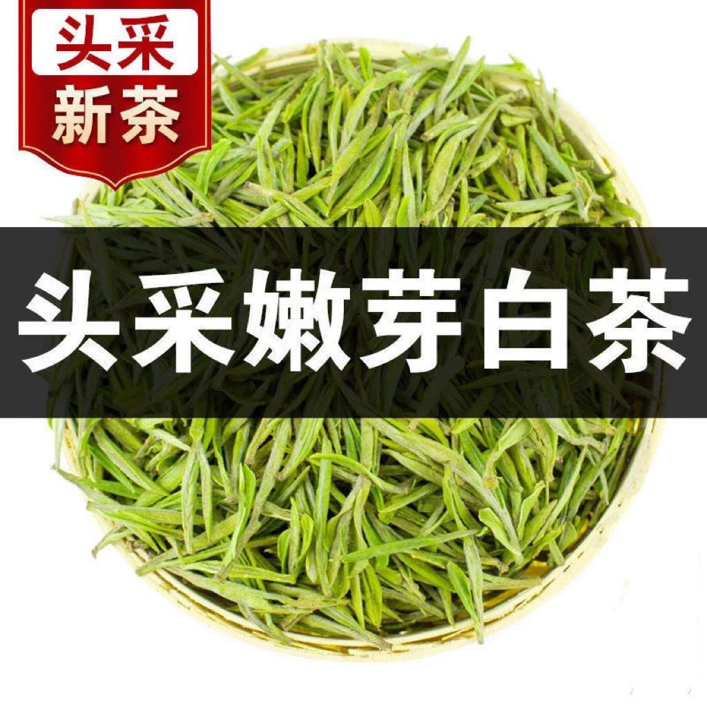 【支持开袋试喝】2023年安吉高山白茶绿茶嫩芽鲜爽高档茶叶兰花香