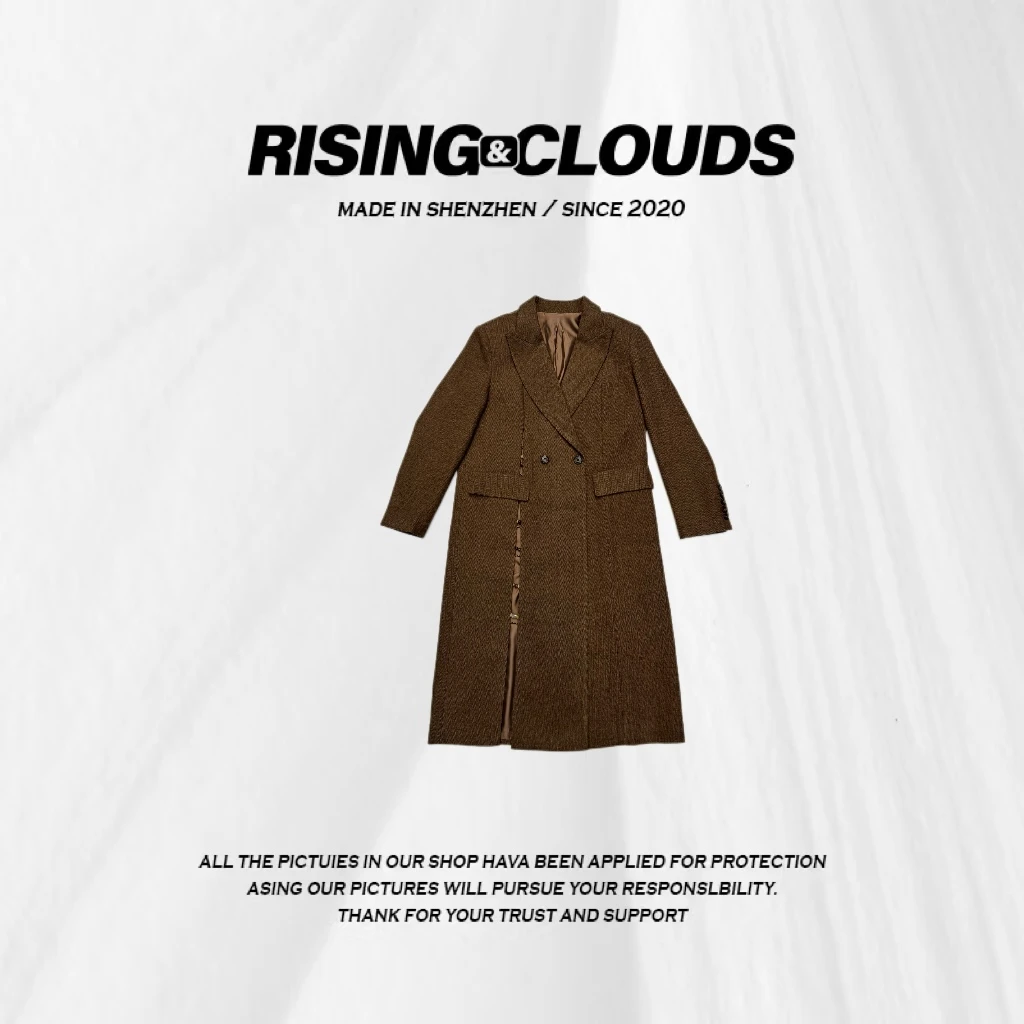 RISING&CLOUDS小法【巴黎行者】深圳南油重工羊毛大衣 120171GT