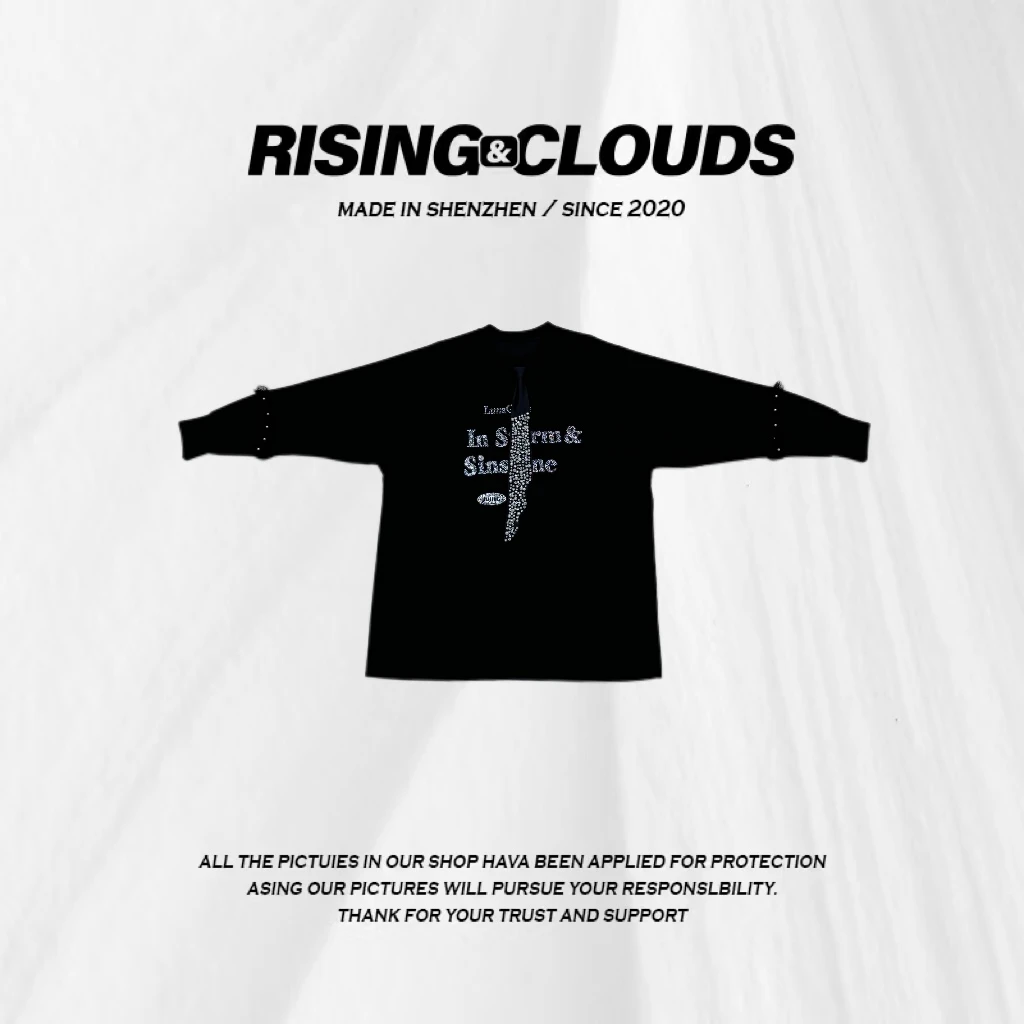 RISING&CLOUDS【小法】深圳南油秋冬“个性领带字母卫衣”110124GT