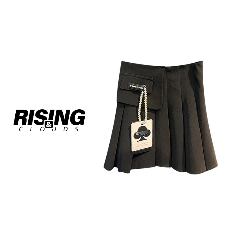 RISING&CLOUDS【一代裙王】全面热力感丁达尔显瘦百褶半裙120352GT