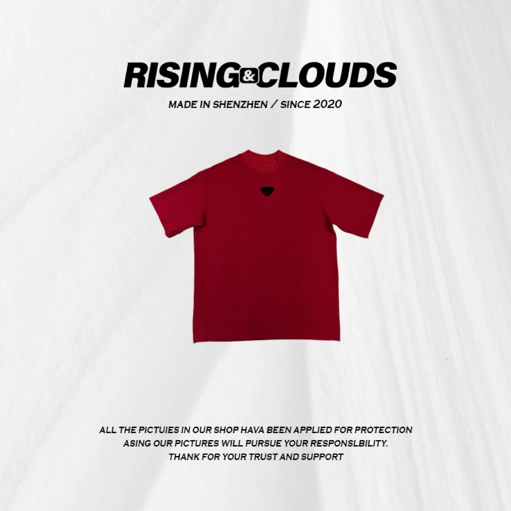 RISING&CLOUDS【小法】深圳南油冬季百搭显瘦“休闲时尚T恤”110238GT