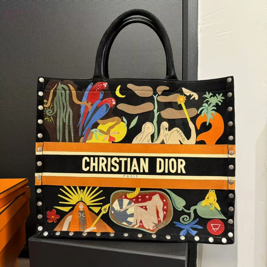 95新 DIOR/迪奥 飞小雨Fisoy/涂鸦托特