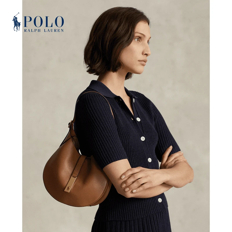 【Polo ID】Ralph Lauren拉夫劳伦 经典款皮革小号单肩包428887854