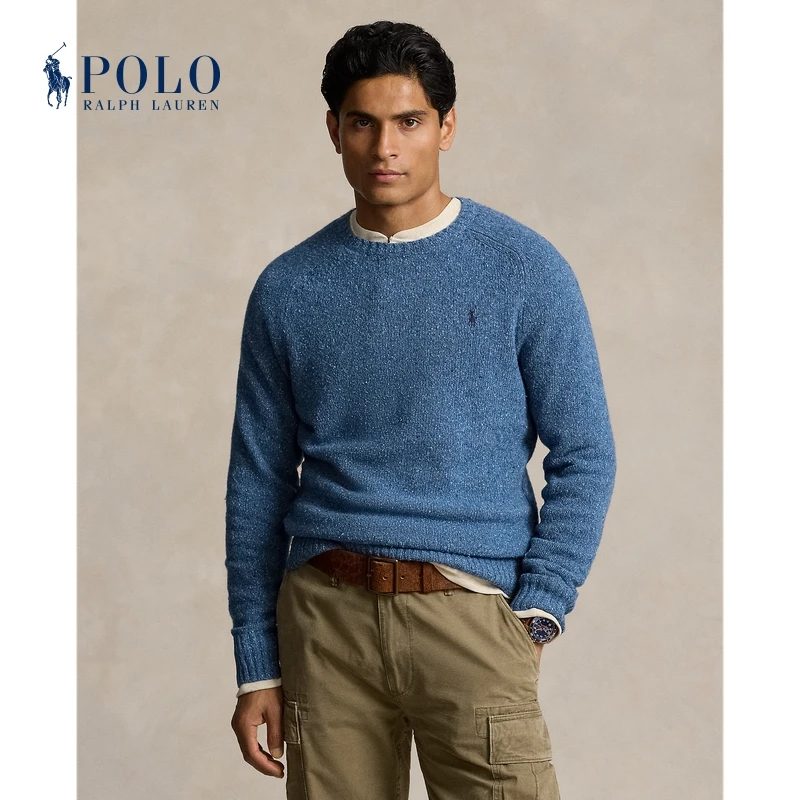 Ralph Lauren拉夫劳伦男装 24秋斑点圆领针织毛衫710946146