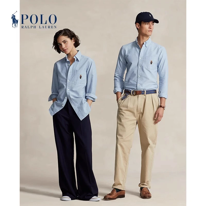 Ralph Lauren拉夫劳伦男装 定制版Polo Bear牛津布衬衫710921699