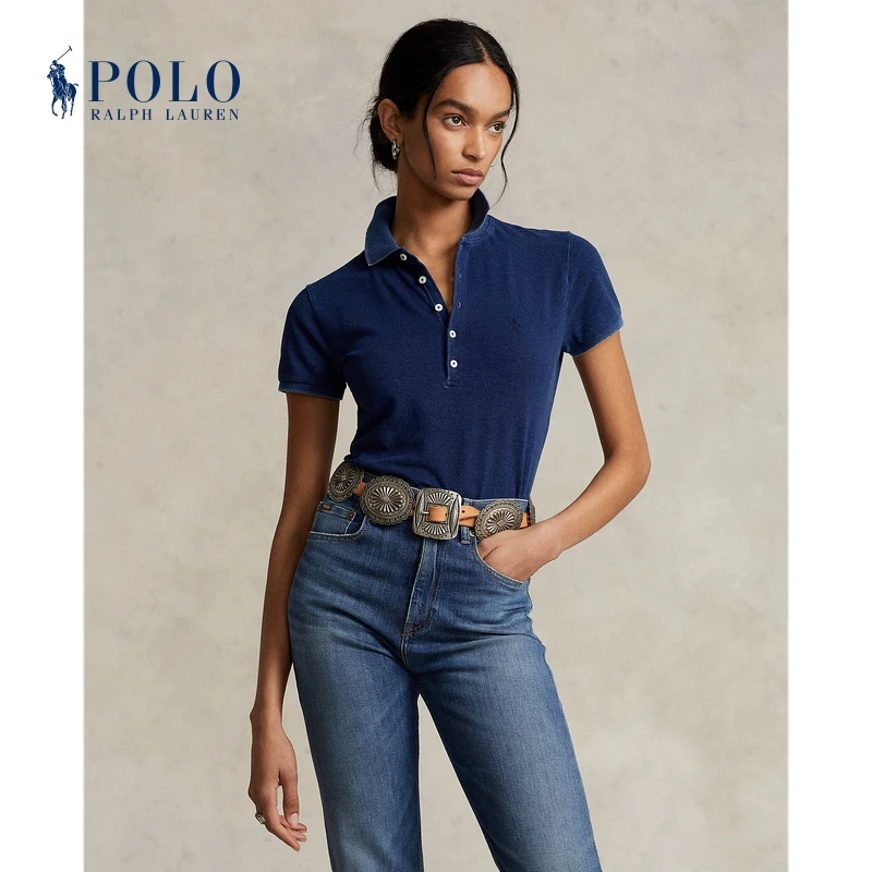 Ralph Lauren拉夫劳伦女装 经典款修身版弹力Polo衫211870245