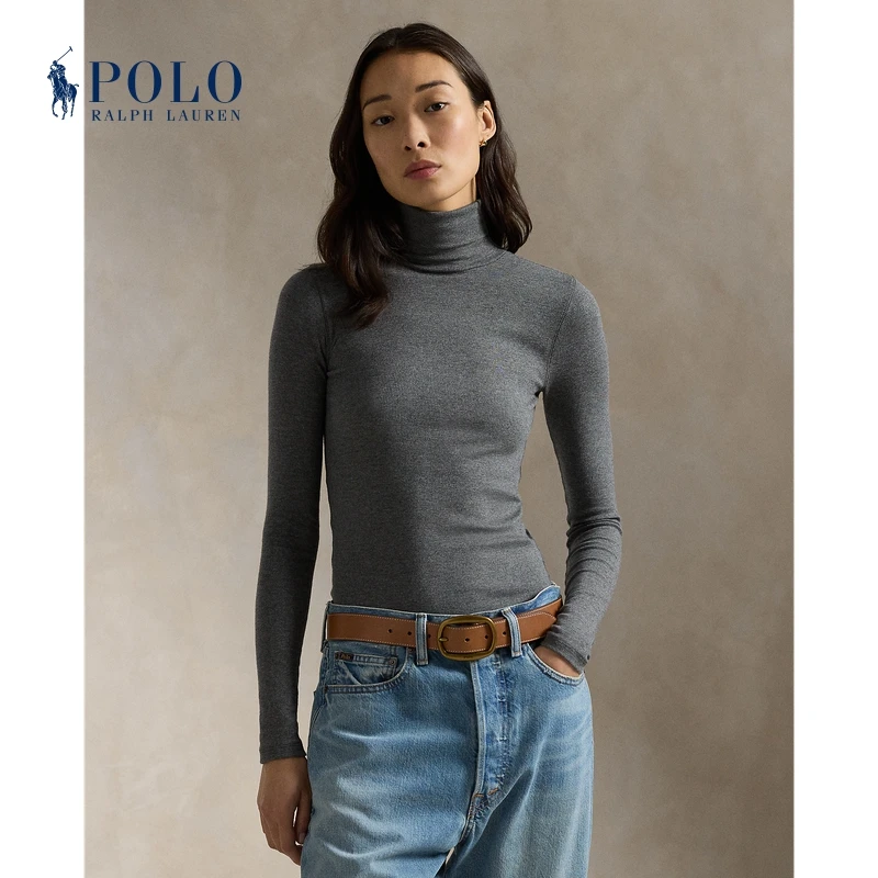 Ralph Lauren拉夫劳伦女装 经典款修身弹力高领针织衫211814422