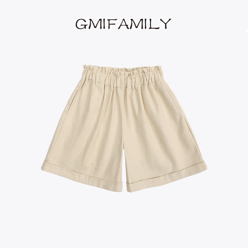 女童夏季短裤2025新款纯色小女孩休闲裤洋气时尚夏装儿童外穿裤子
