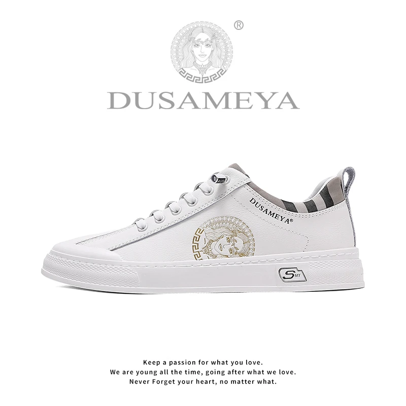 DUSAMEYA/杜莎米娅专利款！高端轻奢时尚百搭低帮情侣潮板鞋D6676