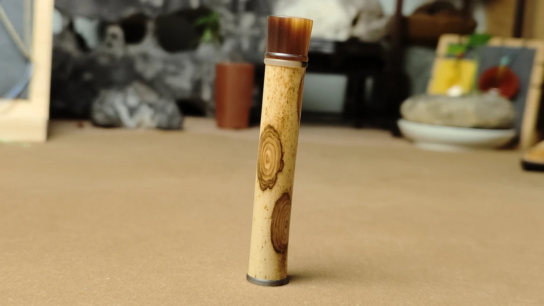 文玩配饰/文玩手把件/竹制牙签筒