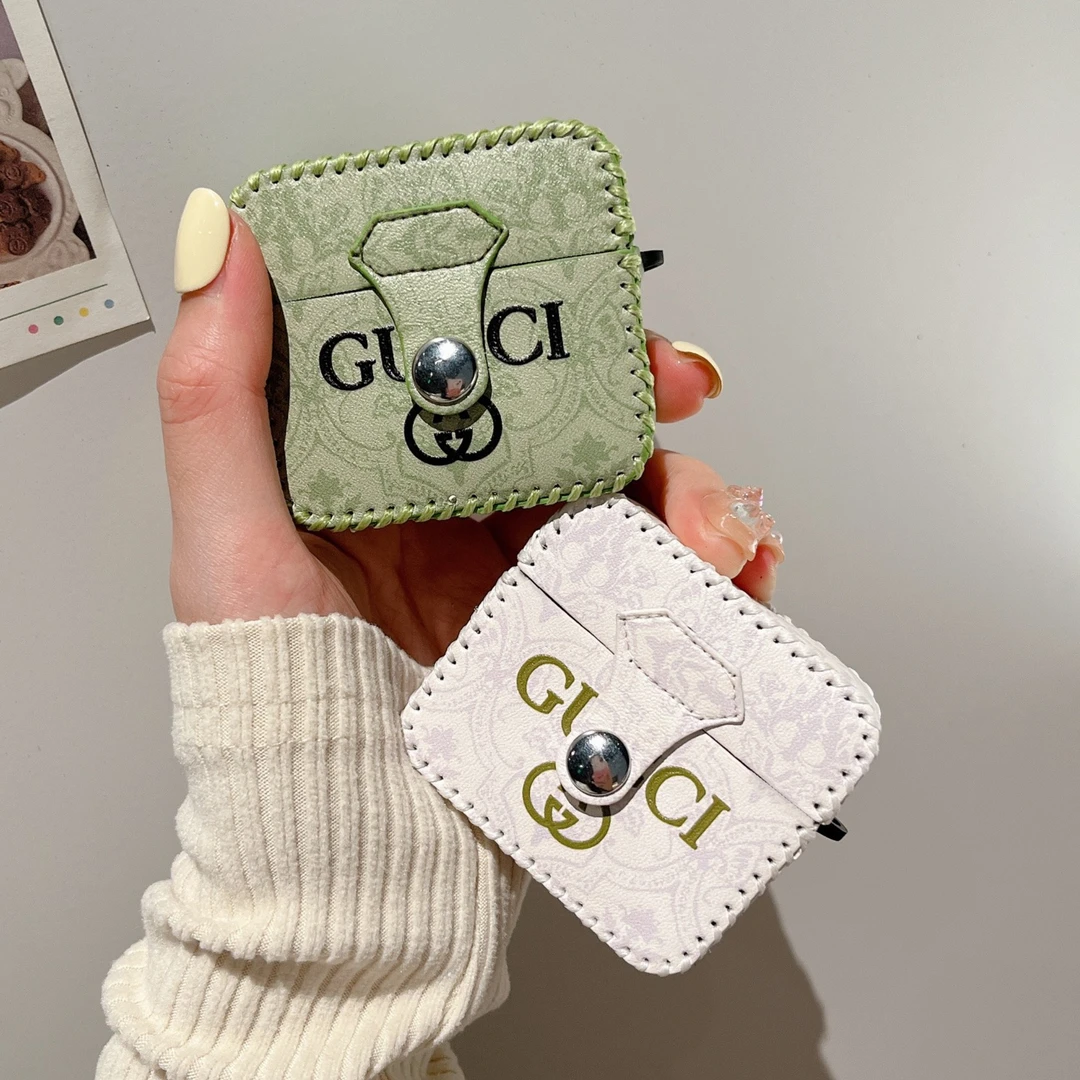 潮Gucci苹果AirPods4代保护套airpodspro2代手工线耳机套3代5代