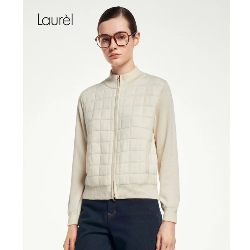 Laurel劳芮24秋新款针织羊绒外套女LWL353M14300