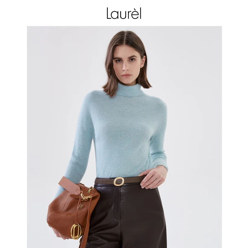 【山羊绒】Laurel劳芮新款时尚修身打底毛针织衫女LWD333M01100