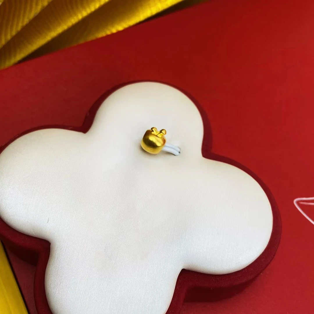 足金999金苹果diy质检中心发货