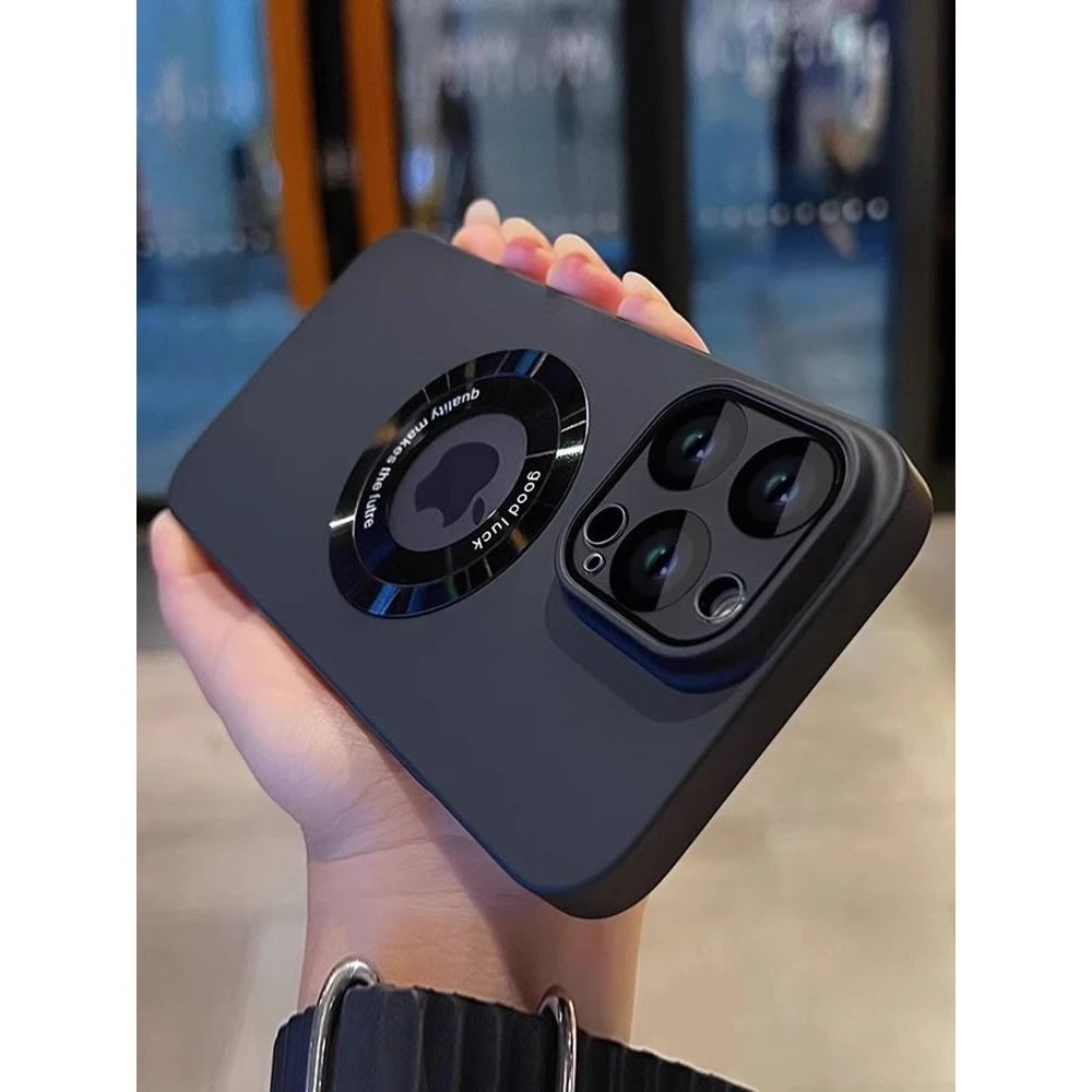 苹果14pro镜头全包15plus磁吸手机壳13pro防摔12防尘网11超薄硬壳