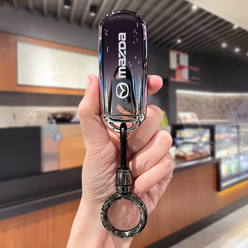 马自达3昂克赛拉钥匙套高级CX5车CX4阿特兹CX50行也CX30壳CX8扣