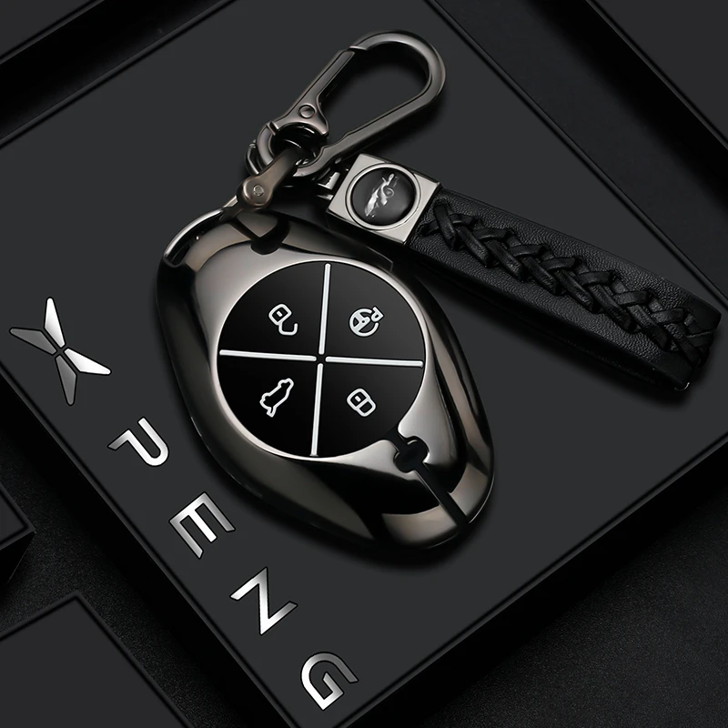 适用2022款小鹏P7钥匙套新款高级男p5车内装饰G3i用品全包女壳扣