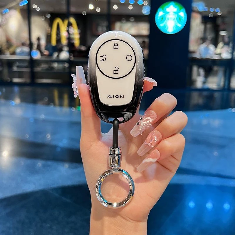 埃安霸王龙520智豪钥匙套AION V专用650智尊车激光雷达版包壳扣男