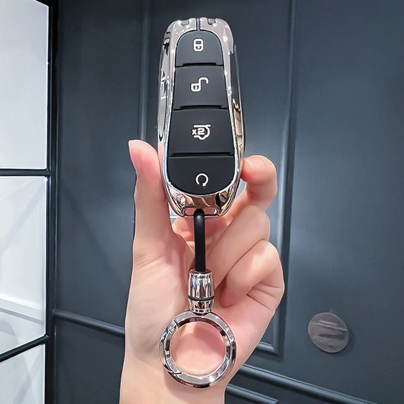 2023款比亚迪海鸥钥匙套新款活力版自由版飞翔版汽车金属包壳扣男