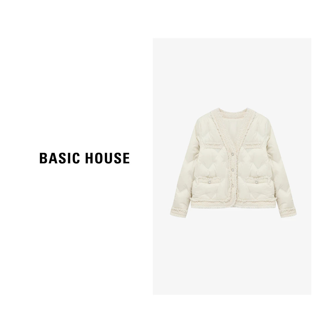 Basic House/百家好小香风气质时尚休闲羽绒服（短款）-B06245B2642