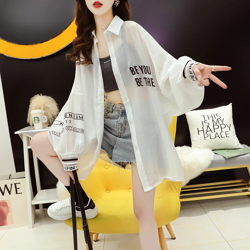 超仙防晒衫女夏季海边度假中长款防紫外线长袖外套透气轻熟上衣潮