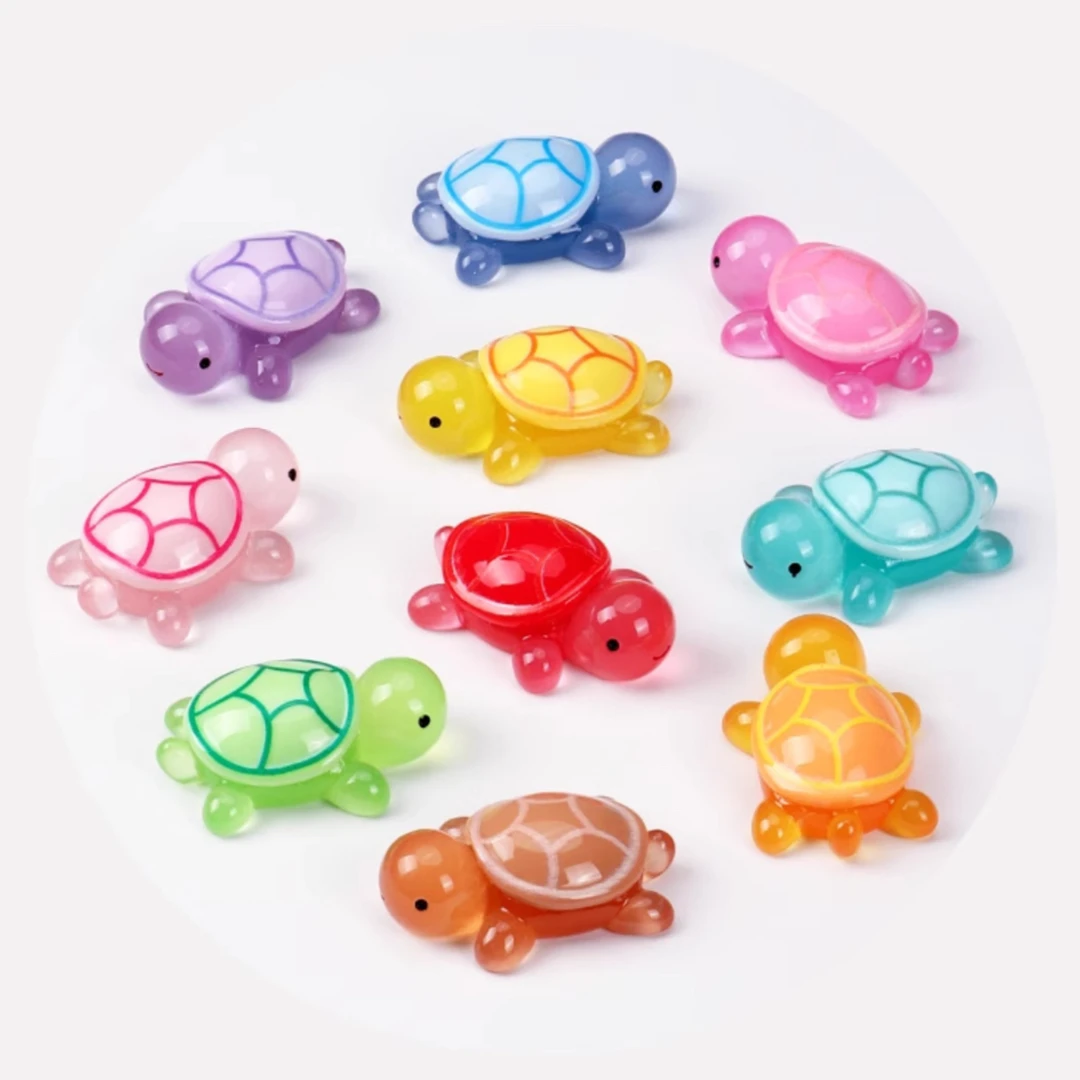 【清货】（发盲袋自己拆）5cm龟爸爸夜光环保树脂小乌龟桌面立体摆件