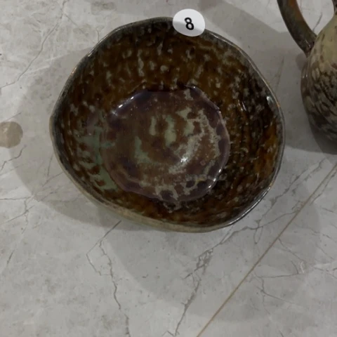 盘煥熠樹日式手捏餐具茶具