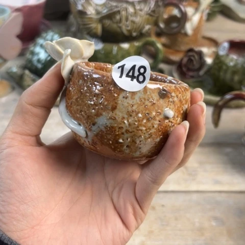 盘熠樹日式手捏餐具茶具