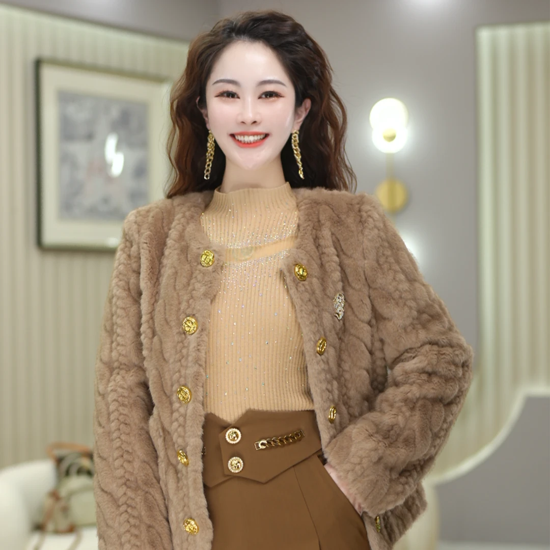 米娅 2025春季新款重工设计感气质百搭时尚轻奢女外套上衣 DY3582