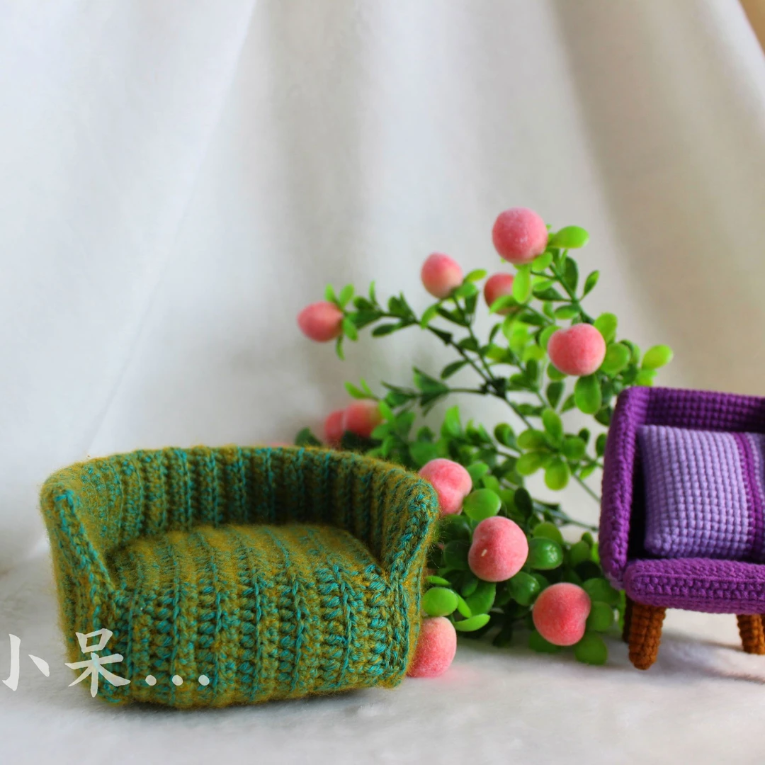 【21】毛线沙发成品玩偶毛线玩偶成品纯手工钩织【包含运费】