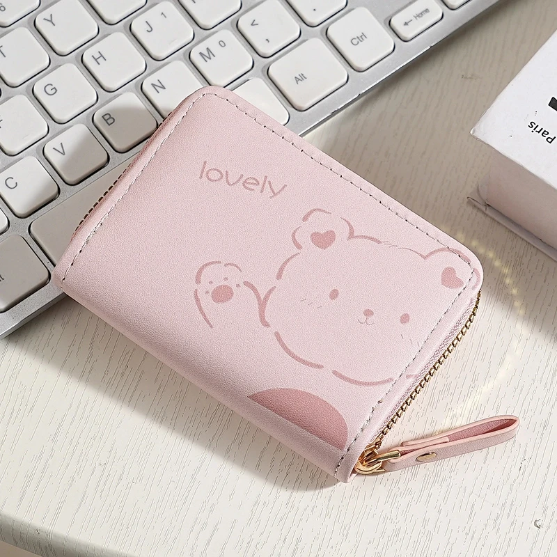 防盗卡包女式2025新款可爱小巧多卡位驾驶证件卡套零钱名片夹收纳