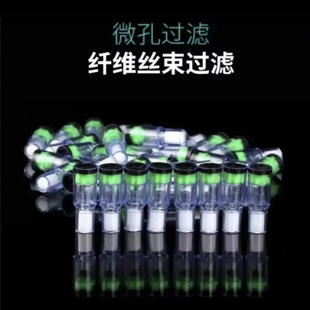 一次性过滤器（安装在烟嘴里）棉芯 每天更换一颗 三十颗一包装