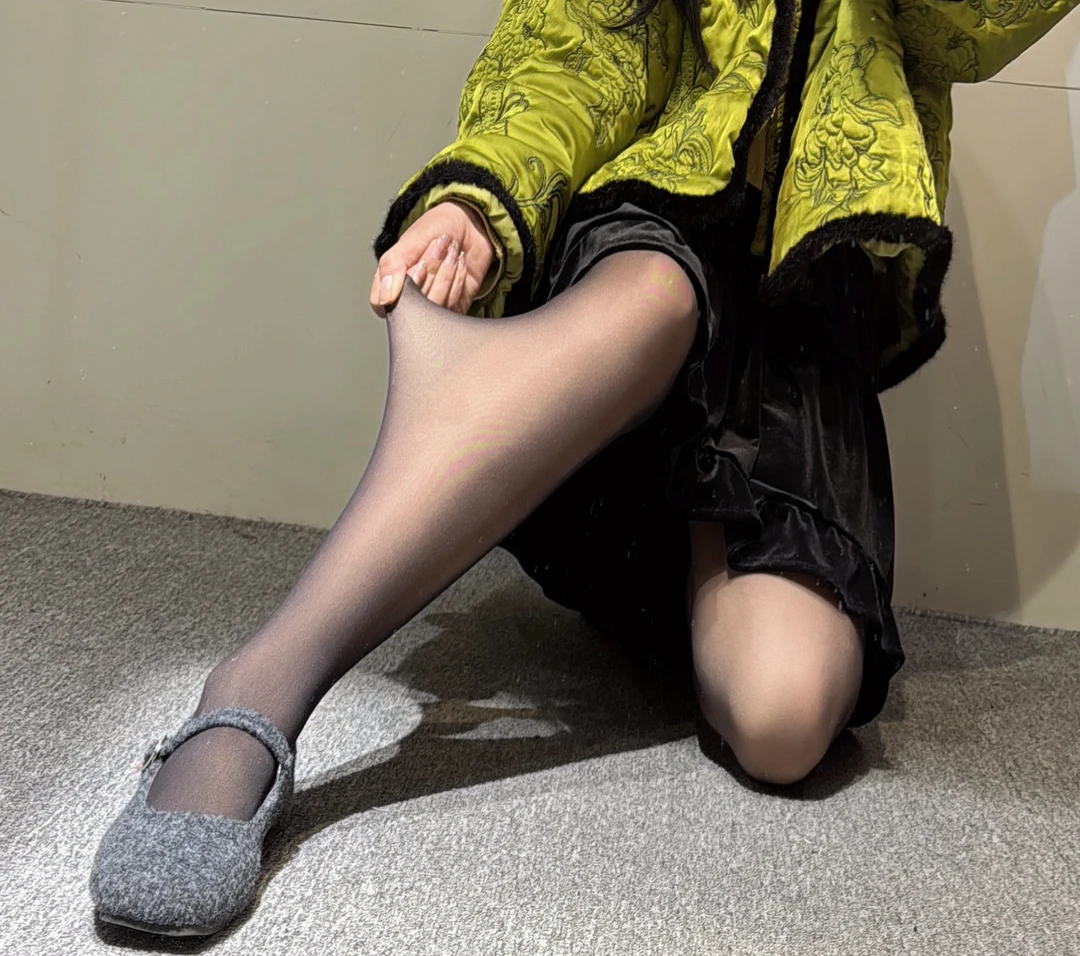 秋冬外穿光腿神器水光袜显瘦黑透肤黑丝连裤袜打底神器可穿65公斤